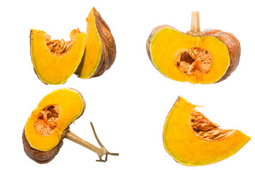 Pumpkin isolate on white