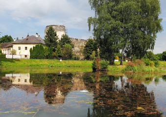 Fototapeta na wymiar Castle in Liptovsky Hradok, Slovakia