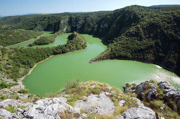 Canyon Uvac River, Serbia