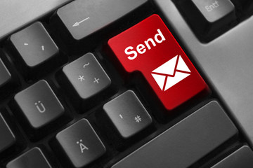 keyboard red button send mail