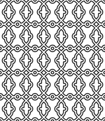 Geometric Seamless Vector Abstract Pattern