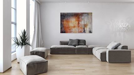 Obraz na płótnie Canvas Living room