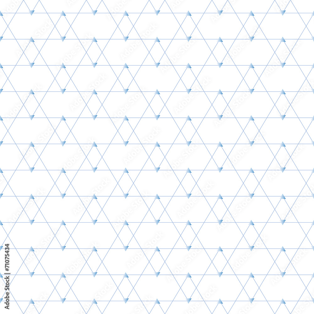 Poster repeating geometric tiles with triangles. vector seamless