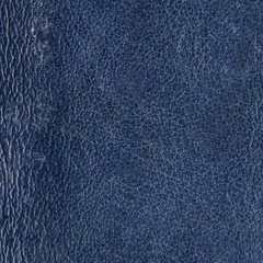 old worn and scratched blue leather texture