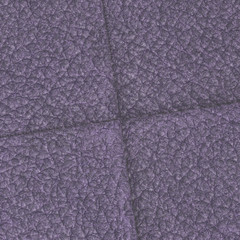 violet leather texture closeup, seams