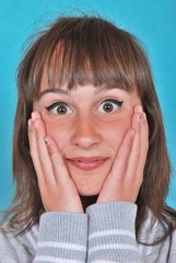 Surprised girl