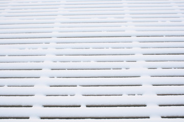 Snow abstract pattern