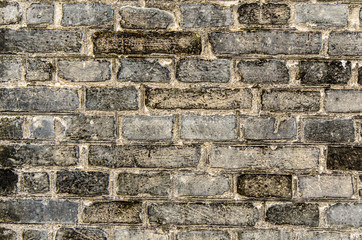 Graue Backstein Mauer