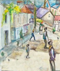 street of little town