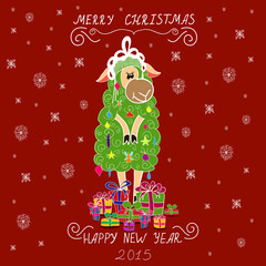 Christmas card with