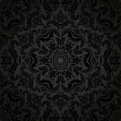 Damask Seamless Vector Pattern. Orient Background