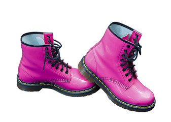 Hot Pink Safety Boots