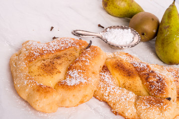 Racuchy – Polish pancakes with fruits