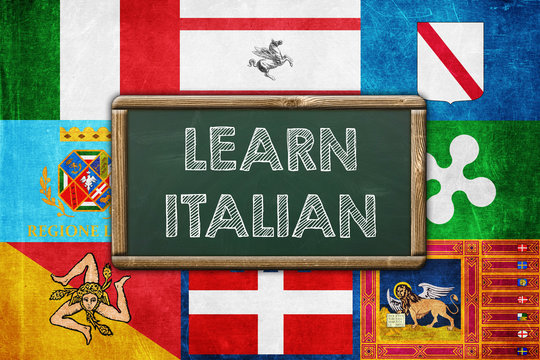 DO YOU SPEAK ITALIAN - vintage background concept