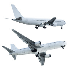 Jet with a blank fuselage