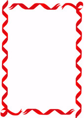 Red Ribbon Border