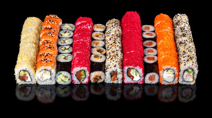 Obrazy na Szkle  Rolka sushi