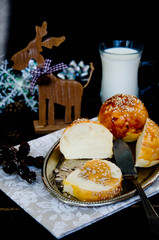 New year and Christmas cake