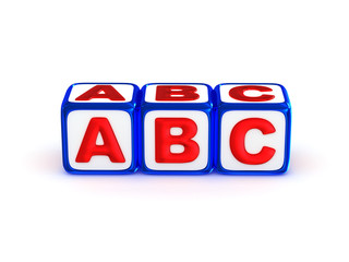 ABC alphabet.