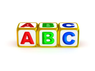 ABC alphabet.