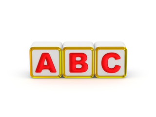 ABC alphabet.