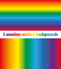 Two rainbow backgrounds seamless texture