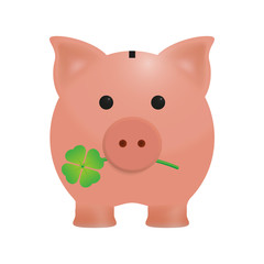 Lucky pig, coin bank