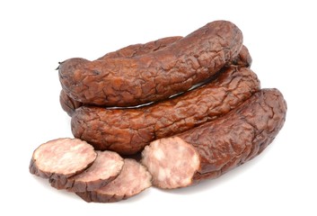 slightly dried sausage