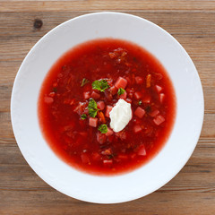 Borscht - Russian beetroot soup