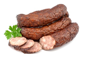 slightly dried sausage