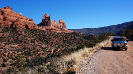 Wilderness of Rocky Mountain in Arizona, USA