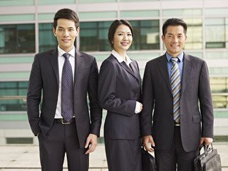 Fototapeta premium portrait asian business people