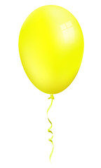 Balloon, single yellow