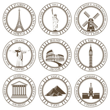 Stickers of Travel