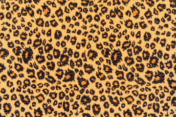 texture of fabric stripes leopard