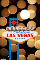 Foto auf Leinwand Welcome to Las Vegas Sign © somchaij