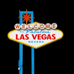 Poster Welkom bij het Las Vegas-bord © somchaij