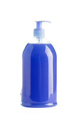 Isolated hand sanitizer soap dispenser on white background