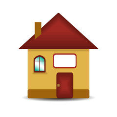 House isolated on white