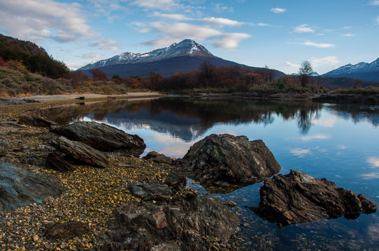 Landscapes of Tierra del Fuego, South Argentina