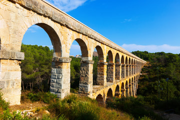 Fototapeta premium Roman aqueduct in Tarragona