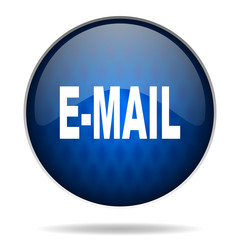 email internet blue icon