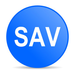 sav internet blue icon