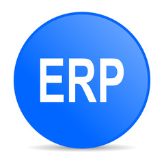 erp internet blue icon