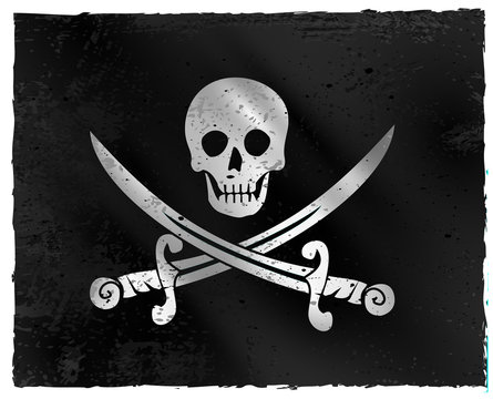 Jolly Roger Pirate Flag Vector