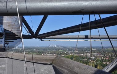 Ruhrgebiet aus dem Tetraeder gesehen