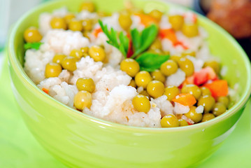 Risotto with vegetable