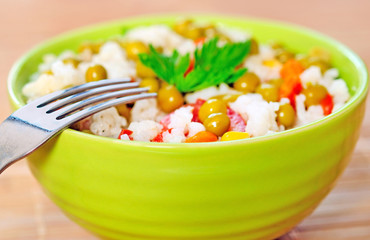 Risotto with vegetable