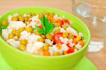 Risotto with vegetable