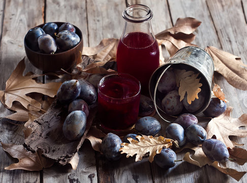 Homemade Plum Juice